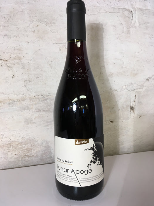 Côtes du Rhône, Lunar apogé 2020, biodynamisk rødvin